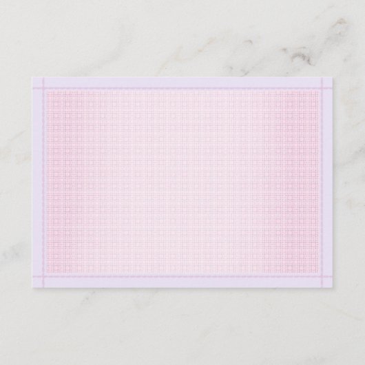 Gissing Count Baby shower Leuk Paarse Beer spel Informatiekaartje (Achterkant)