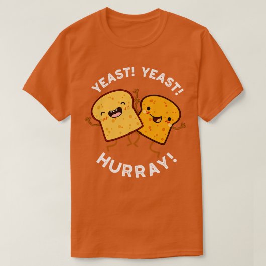 Gist Hoera Grappige Broodpuns T-shirt (Design voorkant)