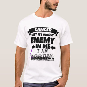 GIST-kanker kreeg zijn ergste vijand bij mij T-shirt