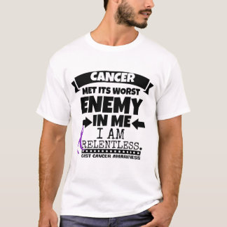 GIST-kanker kreeg zijn ergste vijand bij mij T-shirt