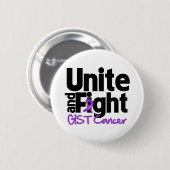 GIST-kanker verenigen en bestrijden Ronde Button 5,7 Cm (Voorkant /achterkant)