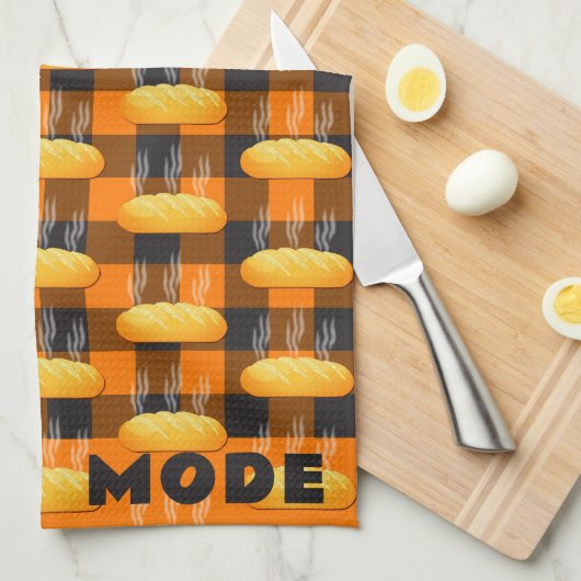 "Gist Mode" — Warm Loaf of Bread — Baker's Theedoek (Quarter Fold)