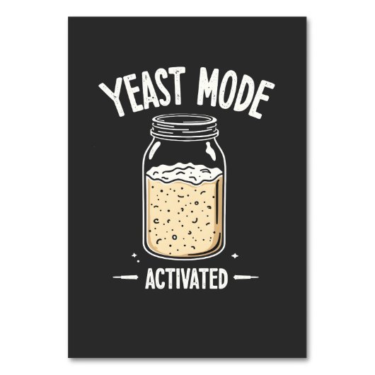Gist Modus Geactiveerd Bakken Koken Chef Kaart (Voorkant)