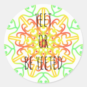 gist of gist ronde sticker