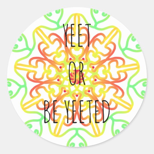 gist of gist ronde sticker (Voorkant)