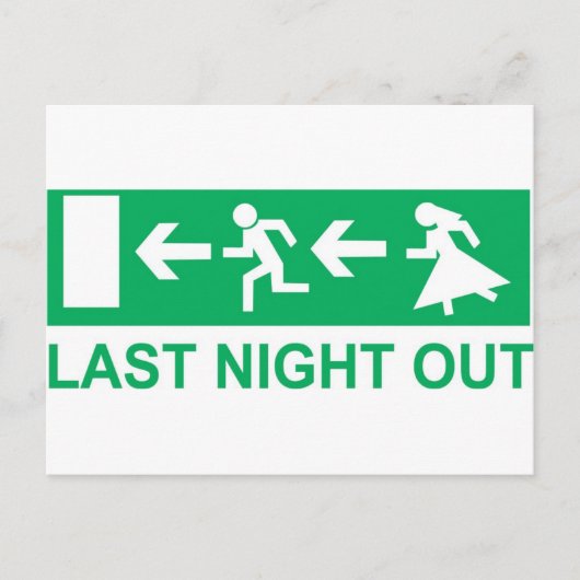 gisteravond briefkaart (Voorkant)