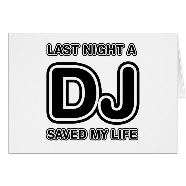 Gisteravond heeft een dj mijn leven gered (Voorkant Horizontaal)