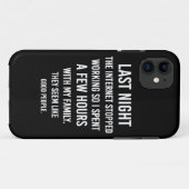 Gisteravond stopte het internet met werken... Case-Mate iPhone case (Achterkant (horizontaal))
