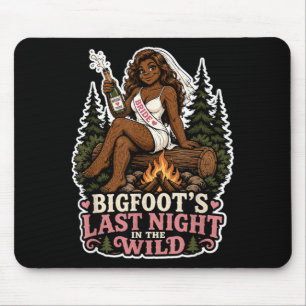 Gisteravond Wilde Bigfoot Meisjes Bruiloftsfeest G Muismat
