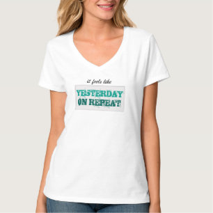 GISTERDAG HERPEAT turkooizen T-shirt