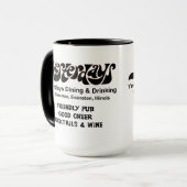 Gisteren Dineren en Drink, Evanston, IL Mok (Voorkant links)