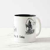 Gisteren en vandaag mok (Voorkant rechts)
