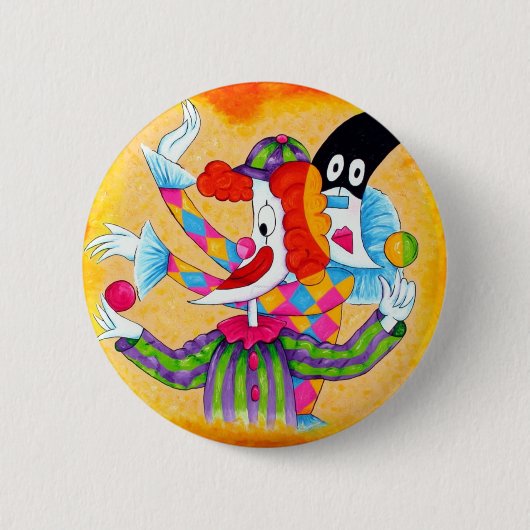 Gisteren en vandaag ronde button 5,7 cm (Voorkant)