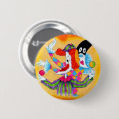 Gisteren en vandaag ronde button 5,7 cm (Voorkant /achterkant)