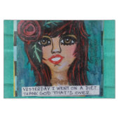 GISTEREN GING IK OP EEN DIET SNIJPLANK (Voorkant)