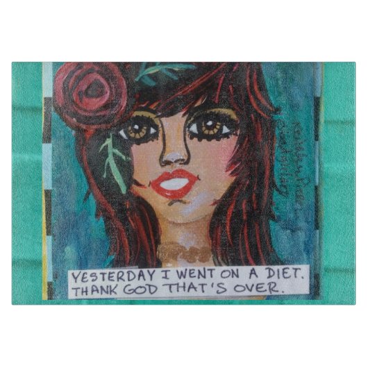 GISTEREN GING IK OP EEN DIET SNIJPLANK (Voorkant)