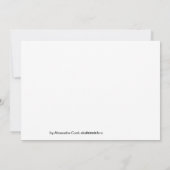 Gisteren heeft Lily het Briefkaart morgen in Regen (Achterkant)