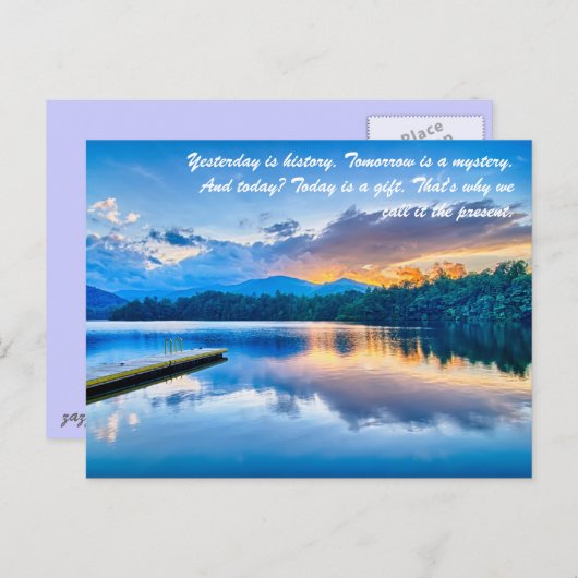 Gisteren is dat de geschiedenis. Morgen is een mys Briefkaart (Voorkant / Achterkant)