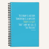 Gisteren is Geschiedenis... Eleanor Roosevelt Quot Notitieboek (Voorkant)