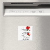 Gisteren is geschiedenis Morgen is Mystrey Magneet (Insitu (Vaatwasser))