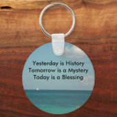 Gisteren is geschiedenis sleutelhanger (Voorkant)