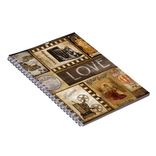  gisteren Liefde Vrouw Cinema Chocolade Notitieboek (Rechterzijde)