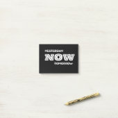 Gisteren, morgen post-it® notes (Op bureau)