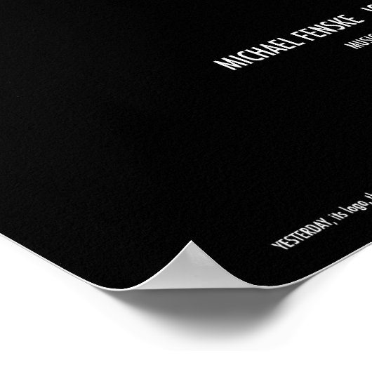 Gisteren Theatrisch Poster (Hoek)