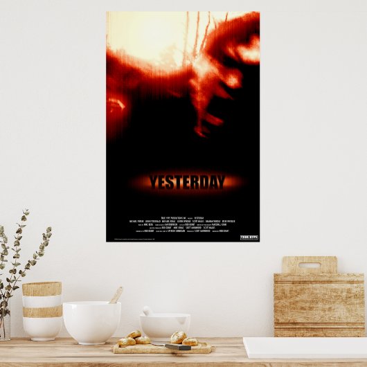 Gisteren Theatrisch Poster (Keuken)