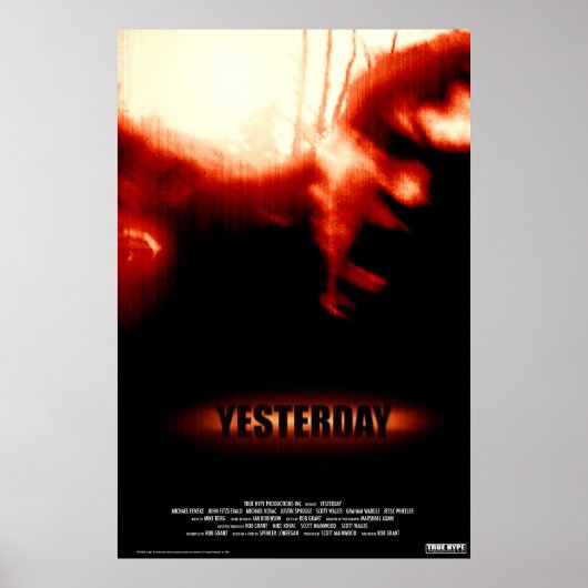 Gisteren Theatrisch Poster (Voorkant)