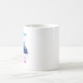 Gisteren Tomorrow - Retro Synthwave Design Koffiemok (Center)