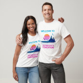 Gisteren Tomorrow - Retro Synthwave Design T-shirt (Unisex)