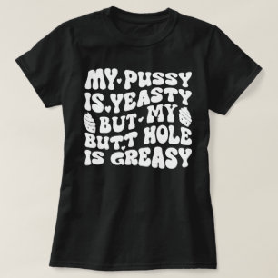 Gistig Stout Ongepast Volwassen Humor Grappig T-shirt