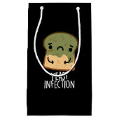 Gistinfectie Grappig Broodpuntje Donker BG Klein Cadeauzakje (Voorkant)