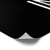 Gistinfectie Grappig Broodpuntje Donker BG Poster (Hoek)