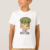 Gistinfectie Grappig Broodpuntje T-shirt (Voorkant)