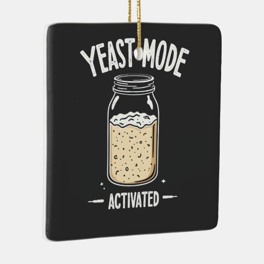 Gistmodus geactiveerd bakken chef-kok keramisch ornament (Rechts)