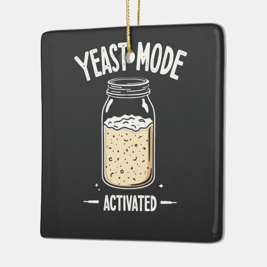 Gistmodus geactiveerd bakken chef-kok keramisch ornament (Links)