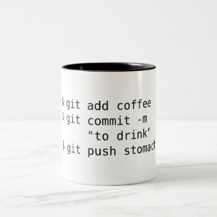 Git Add Coffee Mok