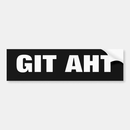 Git Aht - Pittsburgh Pride Bumpersticker (Voorkant)
