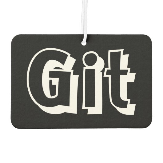 Git Air Freshener Luchtverfrisser (Achterkant)