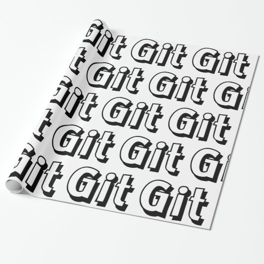 Git Cadeaupapier (Uitgerold)