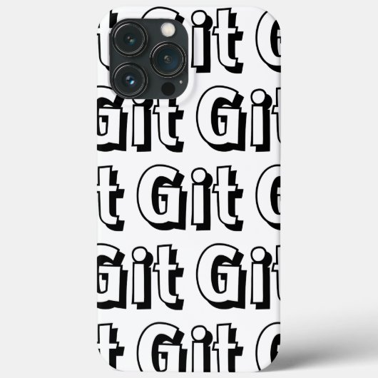 Git Case-Mate iPhone Case (Achterkant)