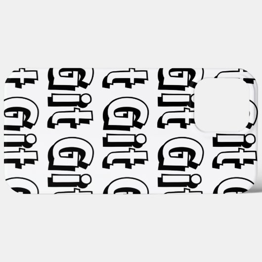 Git Case-Mate iPhone Case (Achterkant (horizontaal))