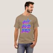 Git Gud Bro Wit Omlijning jongen T-shirt (Voorkant volledig)