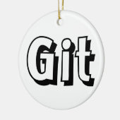 Git Keramisch Ornament (Links)
