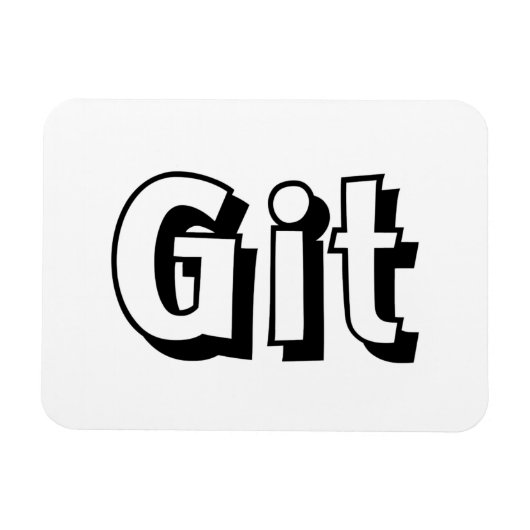 Git Magneet (Horizontaal)