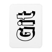 Git Magneet (Verticaal)