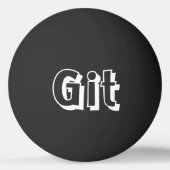 Git Ping Pong Ball (Voorkant)
