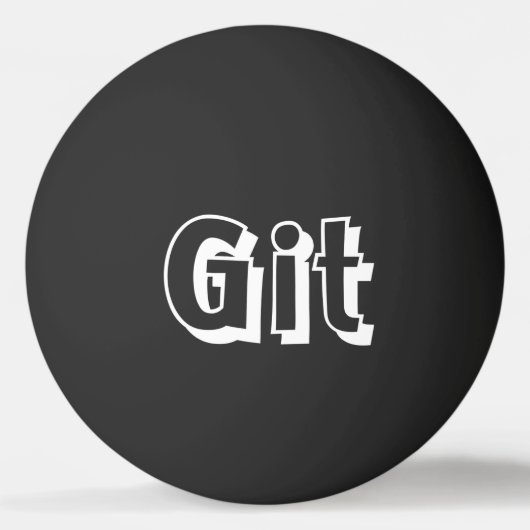 Git Ping Pong Ball (Achterkant)
